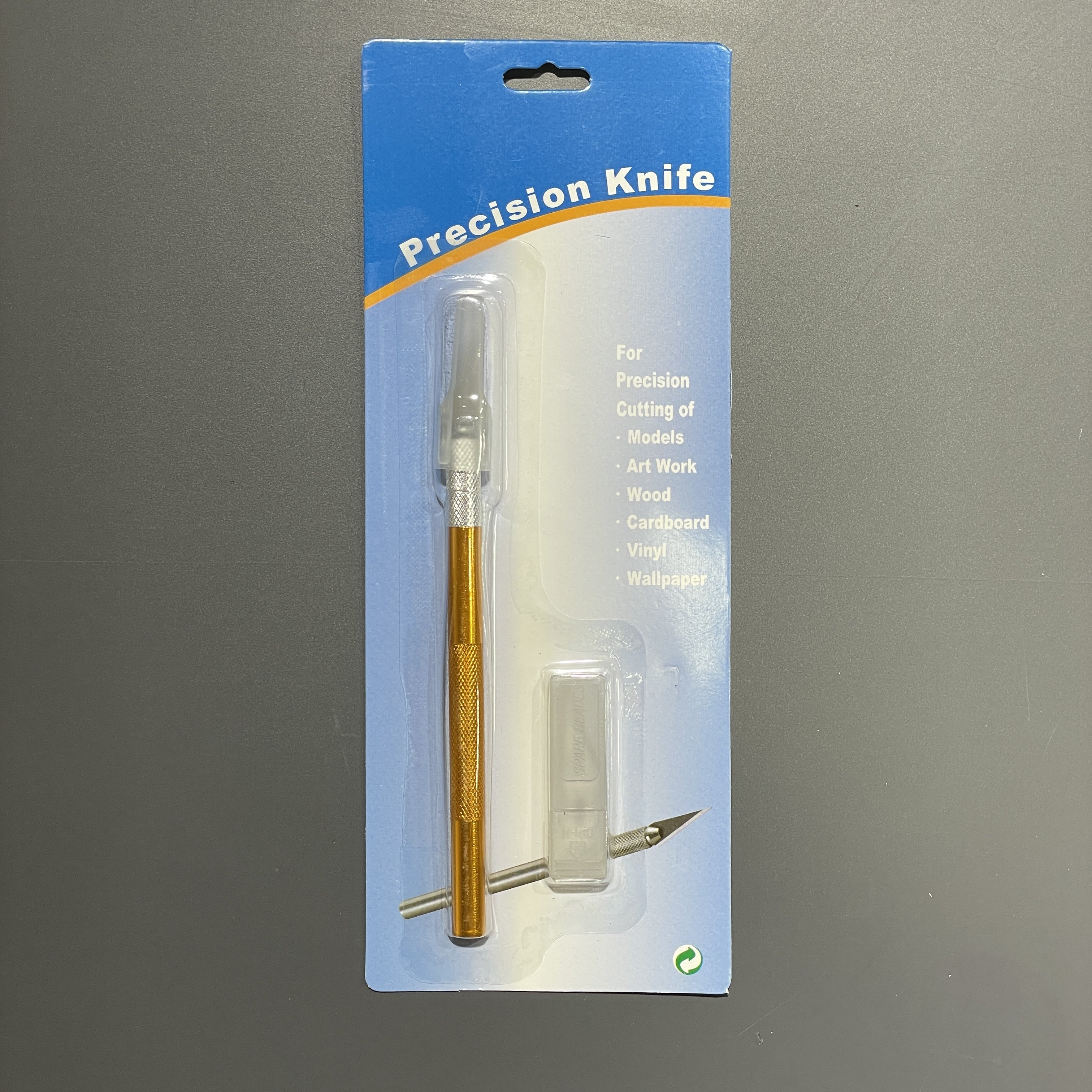 Vera Sanat Precision Knife Turuncu Metal Saplı Kretuar Bıçağı 5'Li Yedekli