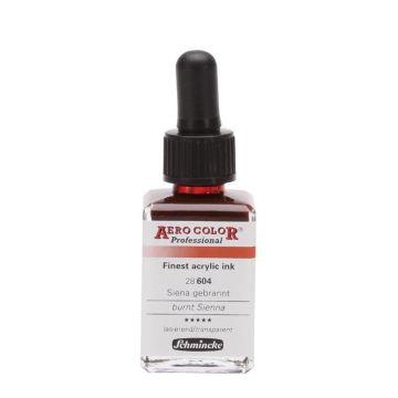 Schmincke Aerocolor Akrilik Mürekkep 28 ml 604 Burnt Sienna