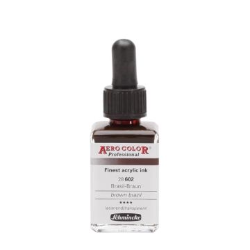 Schmincke Aerocolor Akrilik Mürekkep 28 ml 602 Brown Brazil