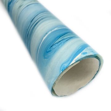 Tiryakiart Aharsız El Yapımı Asitsiz barut ebrulu Kağıdı 70x100 cm