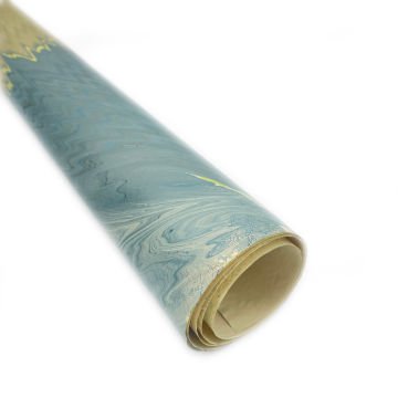 Tiryakiart Aharsız El Yapımı Asitsiz barut ebrulu Kağıdı 70x100 cm