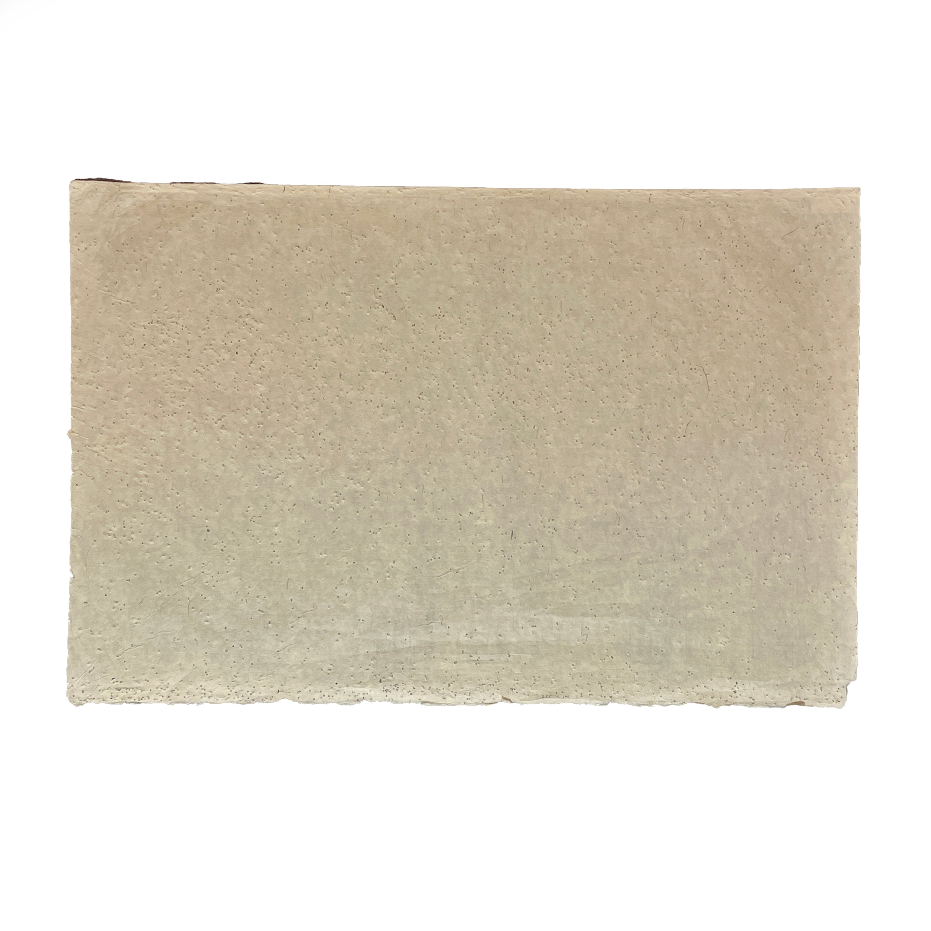 Tiryakiart Aharsız El Yapımı Asitsiz Nepal Kağıdı 50x70 cm fantezi kağıtlar KREM ÜSTÜ SİYAH BENEKLİ