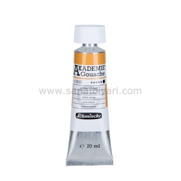 Schmincke Akademie Gouache boya 600 yellow ochre 20 ml