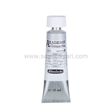 Schmincke Akademie Gouache boya 800 silver 20 ml