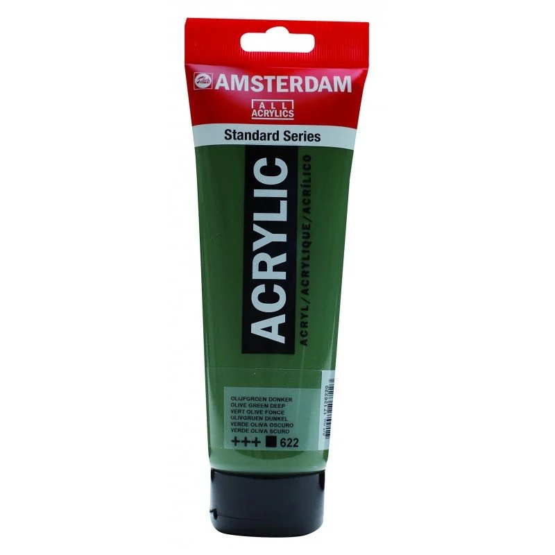 Talens Amsterdam Akrilik Boya 120 ml 622 OLİVE GREEN DEEP