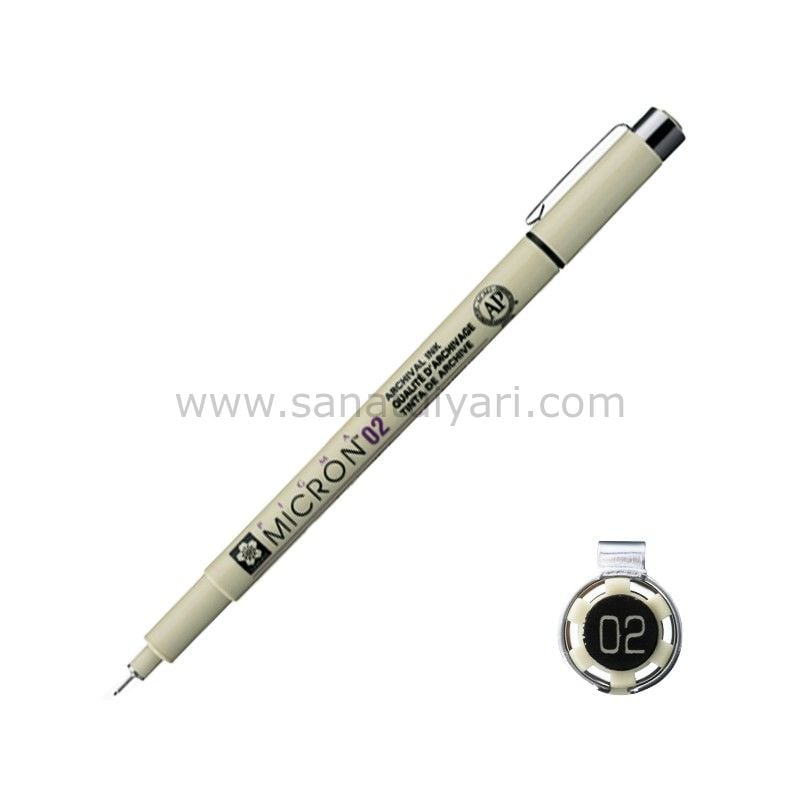 SAKURA PİGMA MİCRON 02 JAPON 0,3 MM KALEM
