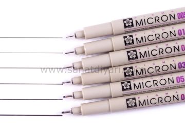 SAKURA PİGMA MİCRON 04 JAPON 0,4 MM KALEM