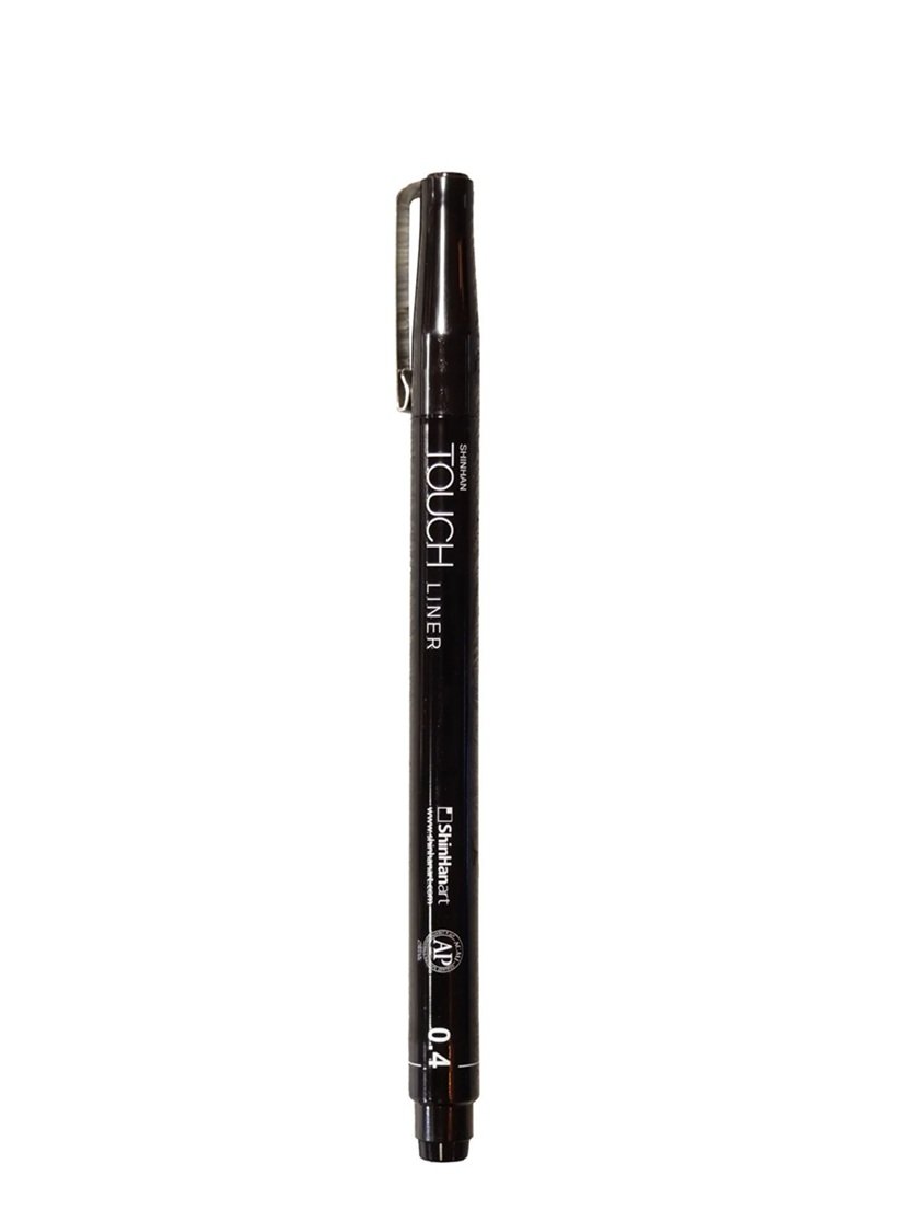 0,4 mm Siyah Shinhanart Touch Liner Teknik Çizim Kalemi