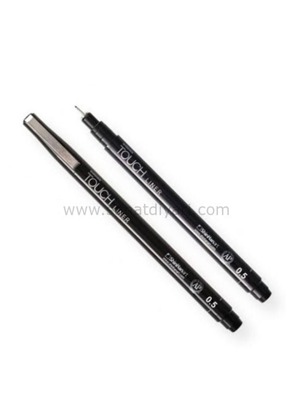 0,5 mm Siyah Shinhanart Touch Liner Teknik Çizim Kalemi