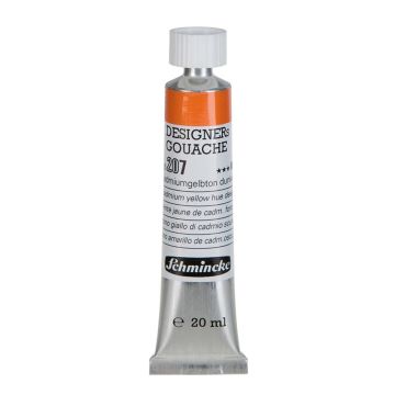 Schmincke 207 Cadmium Yellow Hue Deep HKS Designers' Gouache Boya 20 ml