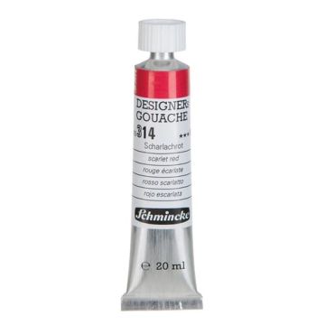 Schmincke 314 Scarlet Red HKS Designers' Gouache Boya 20 ml