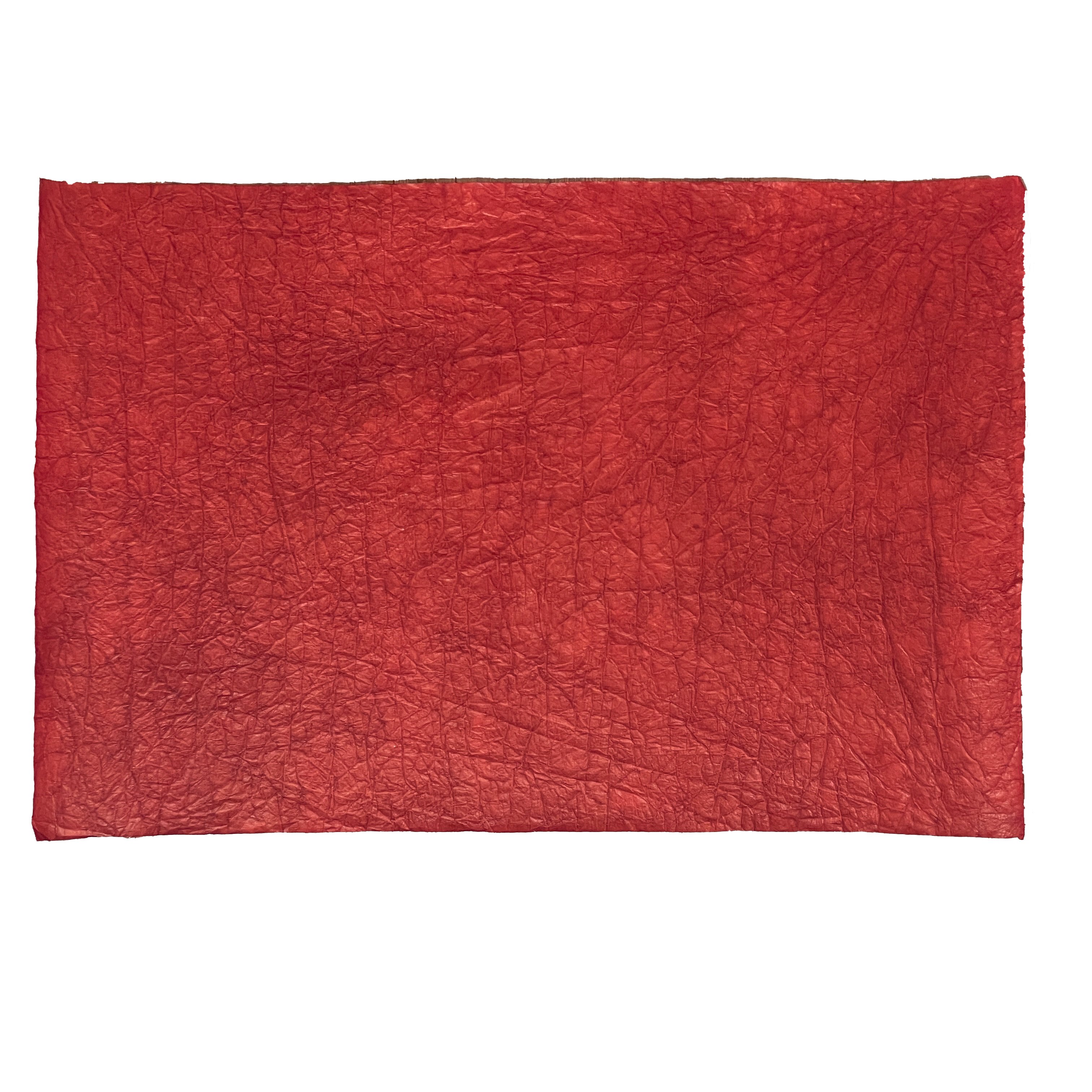 Tiryakiart Aharsız El Yapımı Asitsiz Nepal Kağıdı 50x70 cm fantezi kağıtlar BALMUMU KIRMIZI