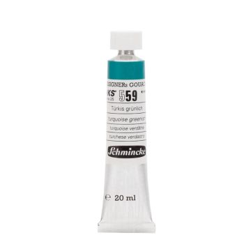 Schmincke 559 Turquoise Greenish HKS Designers' Gouache Boya 20 ml