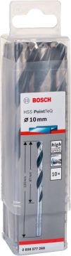 BOSCH 10,0 mm. HSS-PointTeQ (10'lu Paket İçerisinden 1 Adet) 2 608 577 268