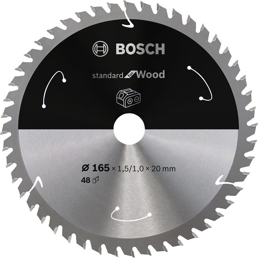 BOSCH Standard for Wood 165*20 mm 48 Diş (Akülü) 2 608 837 687
