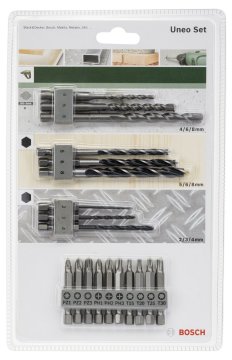 BOSCH - UNEO 19 Parça Matkap ve Vidalama Ucu Seti 2 609 256 989