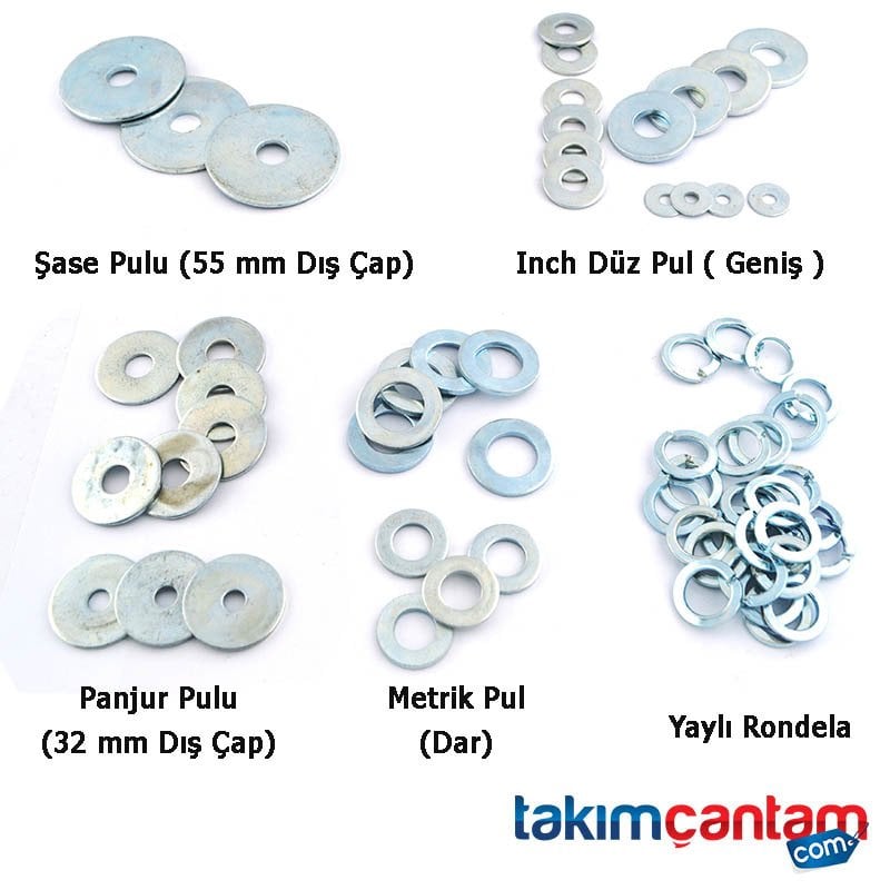 1 1/8 Düz Pul Kaplı