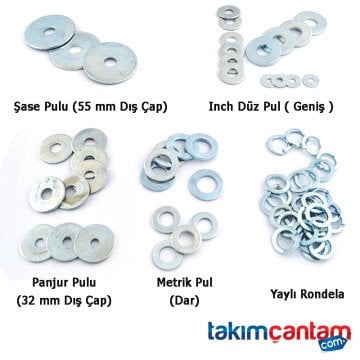 1 1/8 Düz Pul Kaplı