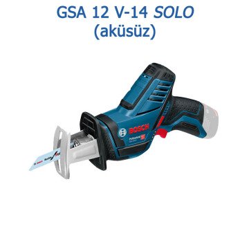 BOSCH GSA 12V-14 Profesyonel Akülü Tilki Kuyruğu (Karton Kutu İçerisinde)(Solo Makina) - (Teslimat Kapsamında Akü ve Şarj Cihazı Yoktur)