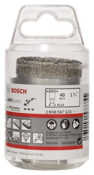 BOSCH 40 mm. Kuru Sistem Delik Açma Testeresi-Taşlama Için 2 608 587 123