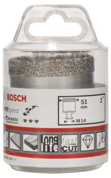 BOSCH 51 mm. Kuru Sistem Delik Açma Testeresi-Taşlama Için 2 608 587 125