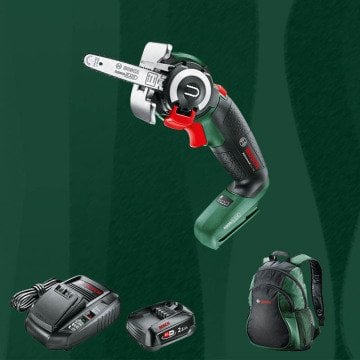 BOSCH DIYmix (Ev & Bahçe Kullanımı) Advanced Cut 18 18 Volt 2,5 Ah. Tek Akülü NanoBlade Testere (Sırt Çantası İçerisinde)