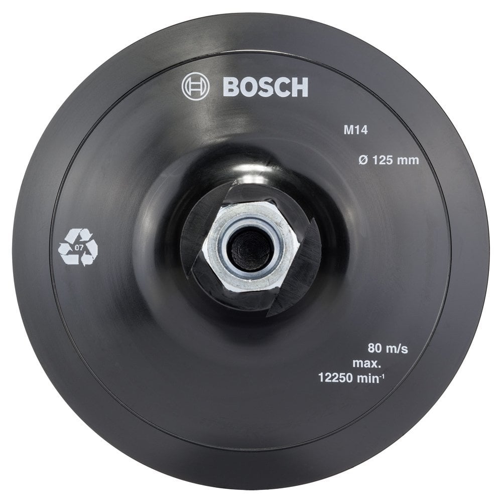 BOSCH 125 mm. Taban Yapışkan Plastik 2 608 601 077