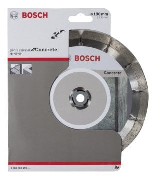 BOSCH 180 mm. Profesyonel Beton Elmas Bıçak (10'lu Paket İçerisinden 1 Adet) 2 608 603 242 (2 608 602 199)