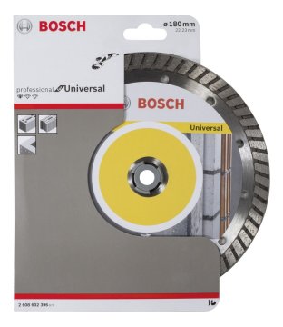 BOSCH 180 mm. Profesyonel Turbo Elmas Bıçak (10'lu Paket İçerisinden 1 Adet) 2 608 603 251 (2 608 602 396)