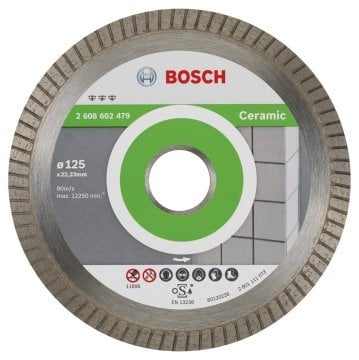 BOSCH 125 mm. Seramik Extra Turbo Elmas Bıçak 2 608 602 479