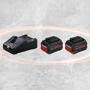 BOSCH Profesyonel 18 Volt ProCORE Starter Set GAL 18V-160 Hızlı Şarj Cihazı + 2 x ProCORE 18V 8.0 Ah