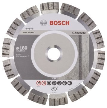 BOSCH 180 mm. Best Beton Elmas Bıçak 2 608 602 654