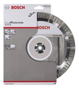 BOSCH 230 mm. Best Beton Elmas Bıçak 2 608 602 655