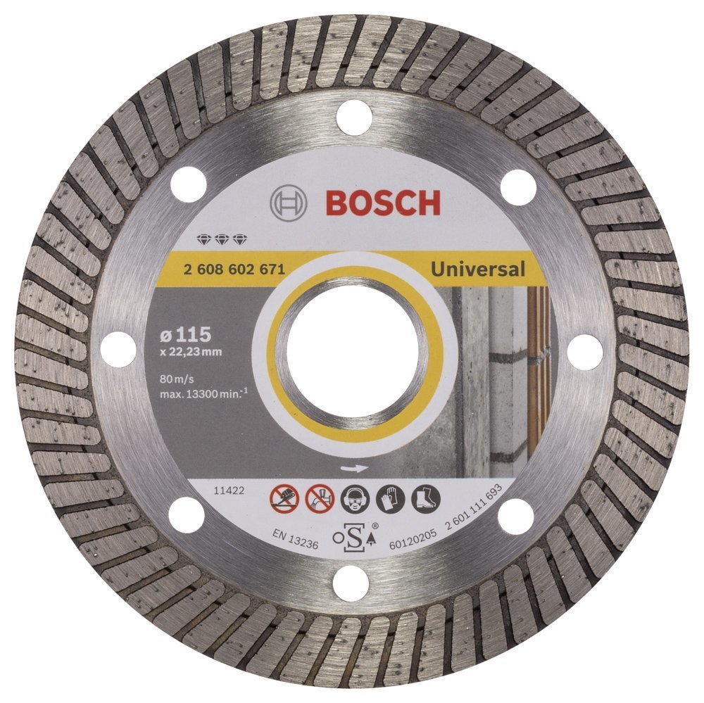 BOSCH 115 mm. Best Unıversal Turbo Elmas Bıçak 2 608 602 671