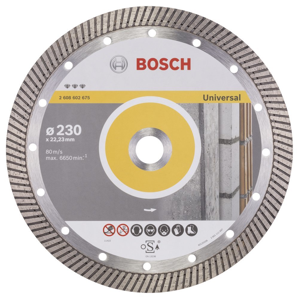 BOSCH 230 mm. Best Unıversal Turbo Elmas Bıçak 2 608 602 675