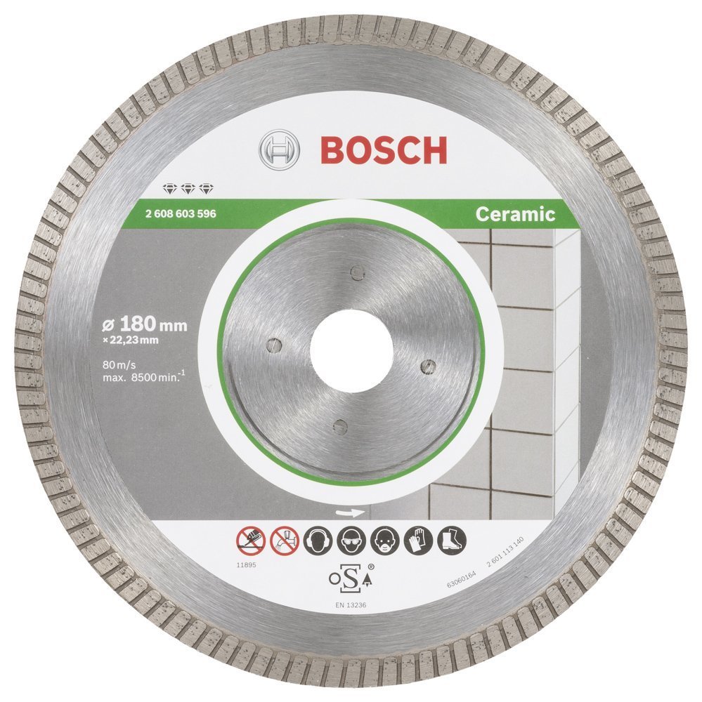 BOSCH 180 mm. Seramik Extra Turbo Elmas Bıçak 2 608 603 596