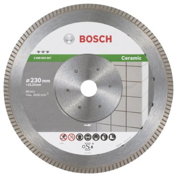 BOSCH 230 mm. Seramik Extra Turbo Elmas Bıçak 2 608 603 597