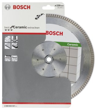 BOSCH 230 mm. Seramik Extra Turbo Elmas Bıçak 2 608 603 597