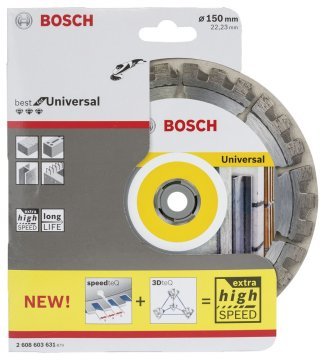 BOSCH 150 mm. Best For Unıversal Elmas Bıçak 2 608 603 631