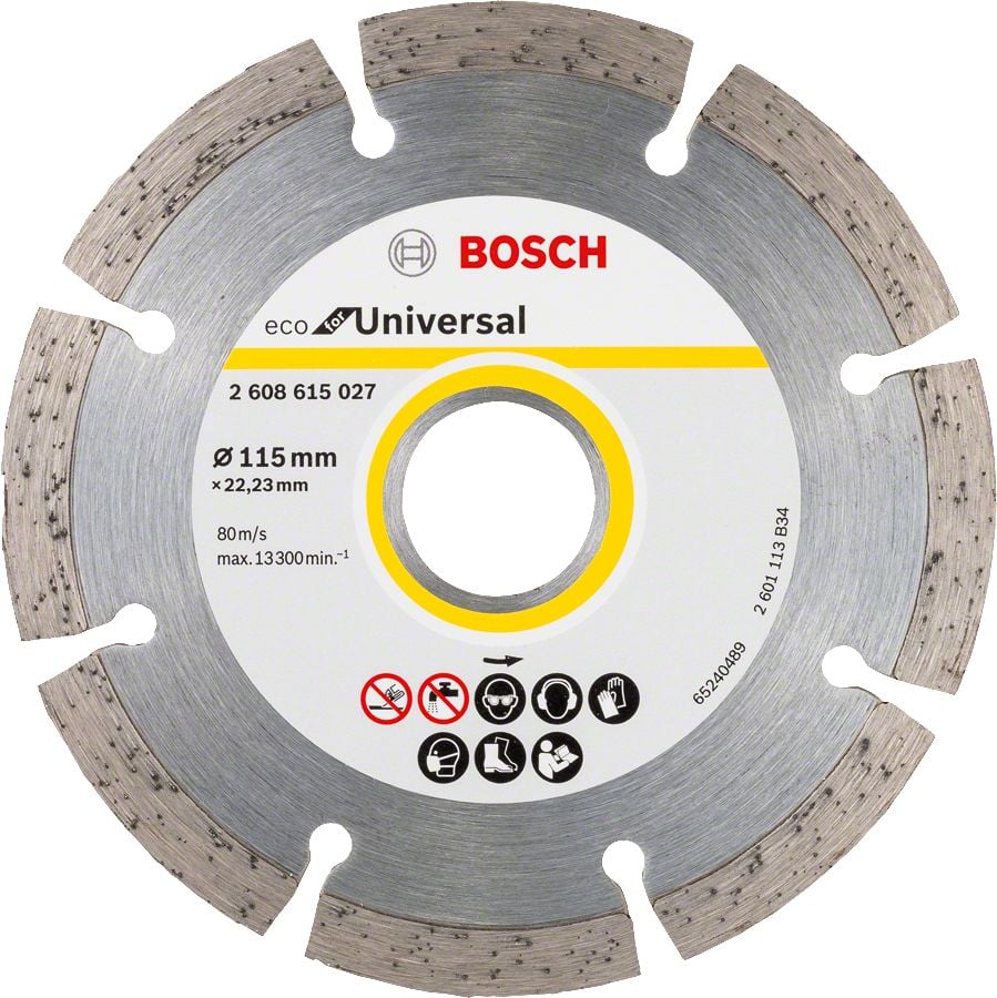 BOSCH 115 mm. Eco For Unıversal Elmas Kesici  (10'lu Paket İçerisinden 1 Adet) 2 608 615 040 (2 608 615 027)