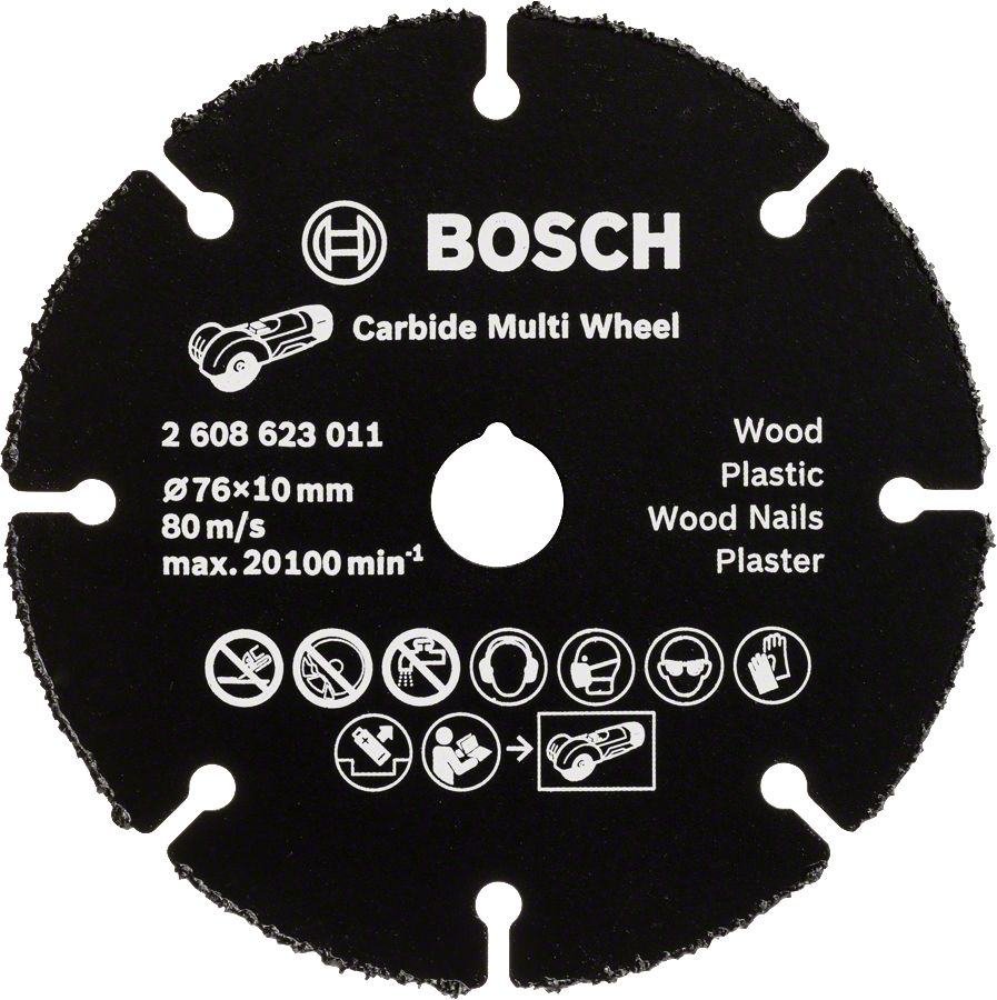 BOSCH 76 mm. Multi Ahşap Kesici 2 608 623 011