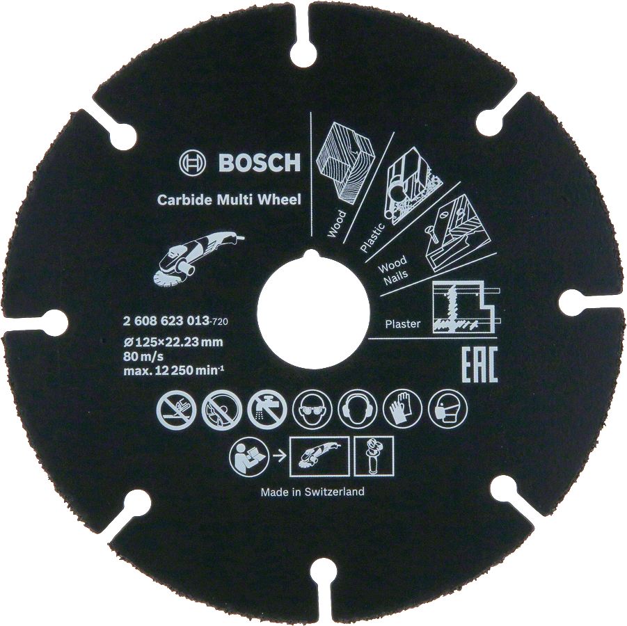 BOSCH 125 mm. Multi Ahşap Kesici 2 608 623 013