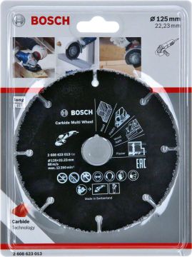 BOSCH 125 mm. Multi Ahşap Kesici 2 608 623 013