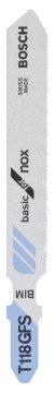 BOSCH Dekupaj Bıçağı T 118 Gfs (3'lü Paket İçerisinden 1 Adet) 2 608 636 498