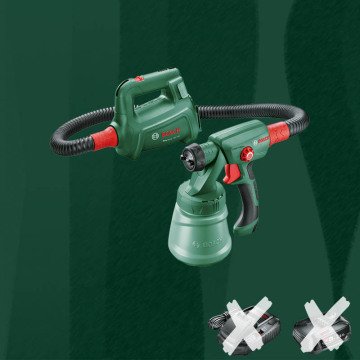 BOSCH DIYmix (Ev & Bahçe Kullanımı) Easy Spray 18 V 18 Volt Akülü Boya Tabancası (Karton Kutu İçerisinde) (Solo-Aküsüz Makina) (Teslimat Kapsamında Akü ve Şarj Cihazı Yoktur)