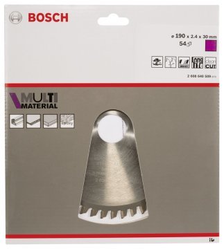 BOSCH Multi Material 190*30 mm. 54 Diş 3,2 2 608 640 509