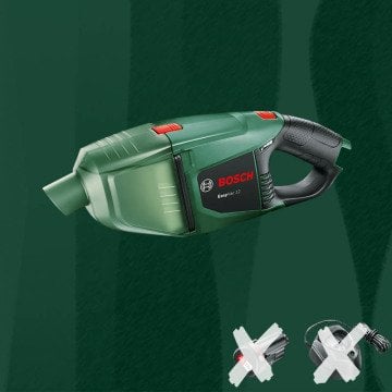 BOSCH DIYmix (Ev & Bahçe Kullanımı) Easy Vac 12 12 Volt Akülü El Süpürgesi (Karton Kutu İçerisinde) (Solo-Aküsüz Makina) (Teslimat Kapsamında Akü ve Şarj Cihazı Yoktur)