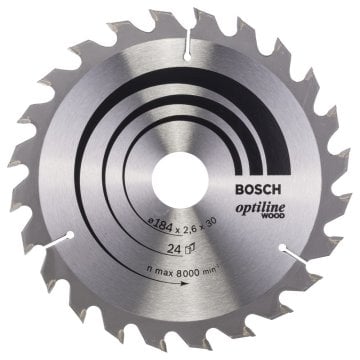 BOSCH Optılıne 184*30/16 mm. 24 Diş-Ahşap 2 608 640 610