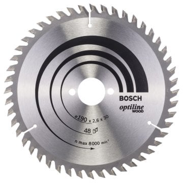 BOSCH Optılıne 190*30 mm. 48 Diş-Ahşap 2 608 640 617