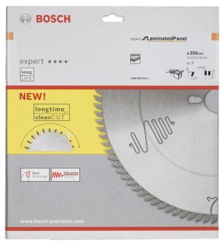 BOSCH Expert For Laminat Panel 250*30 mm. 80 Diş 2 608 642 516